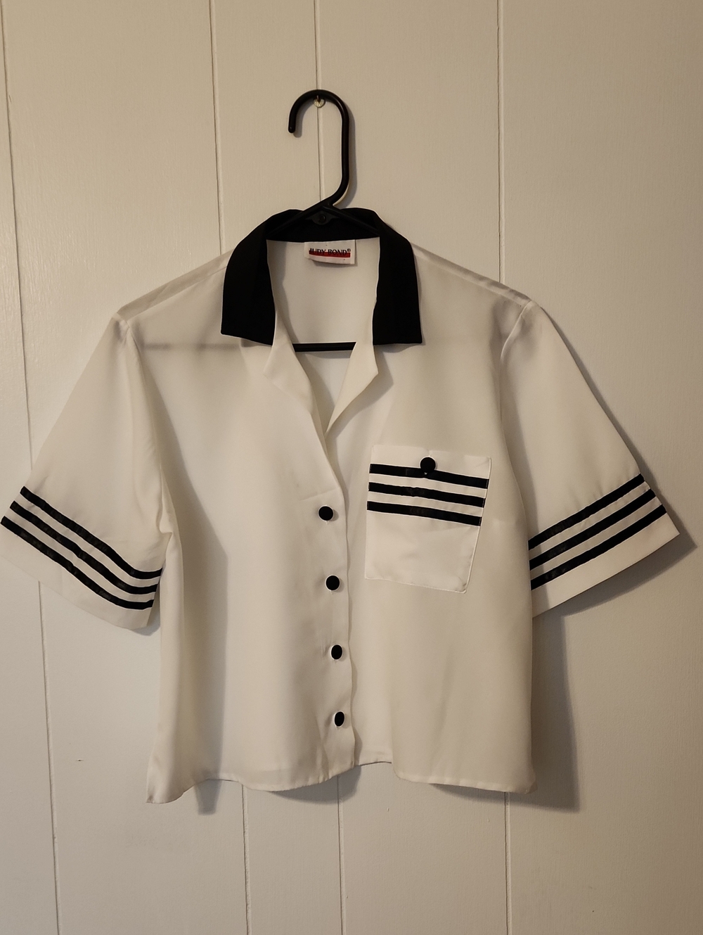 Vintage Judy Bond Ladies Bowling Top Size S-M
